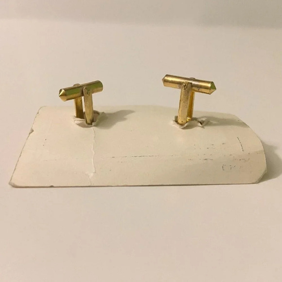 Vintage Lot of 2 Stone Cuff Links Eagle  Hand Made in India - Picture 11 of 14